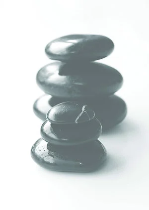 Stacked pebbles